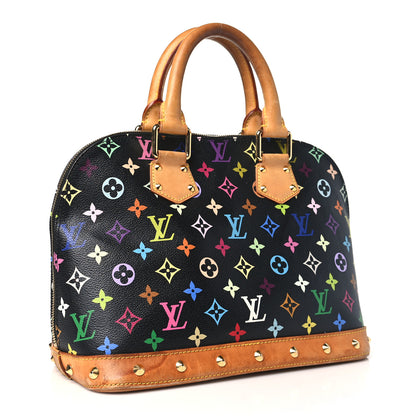 Louis Vuitton Monogram Multicolor Alma Black 3 of 16