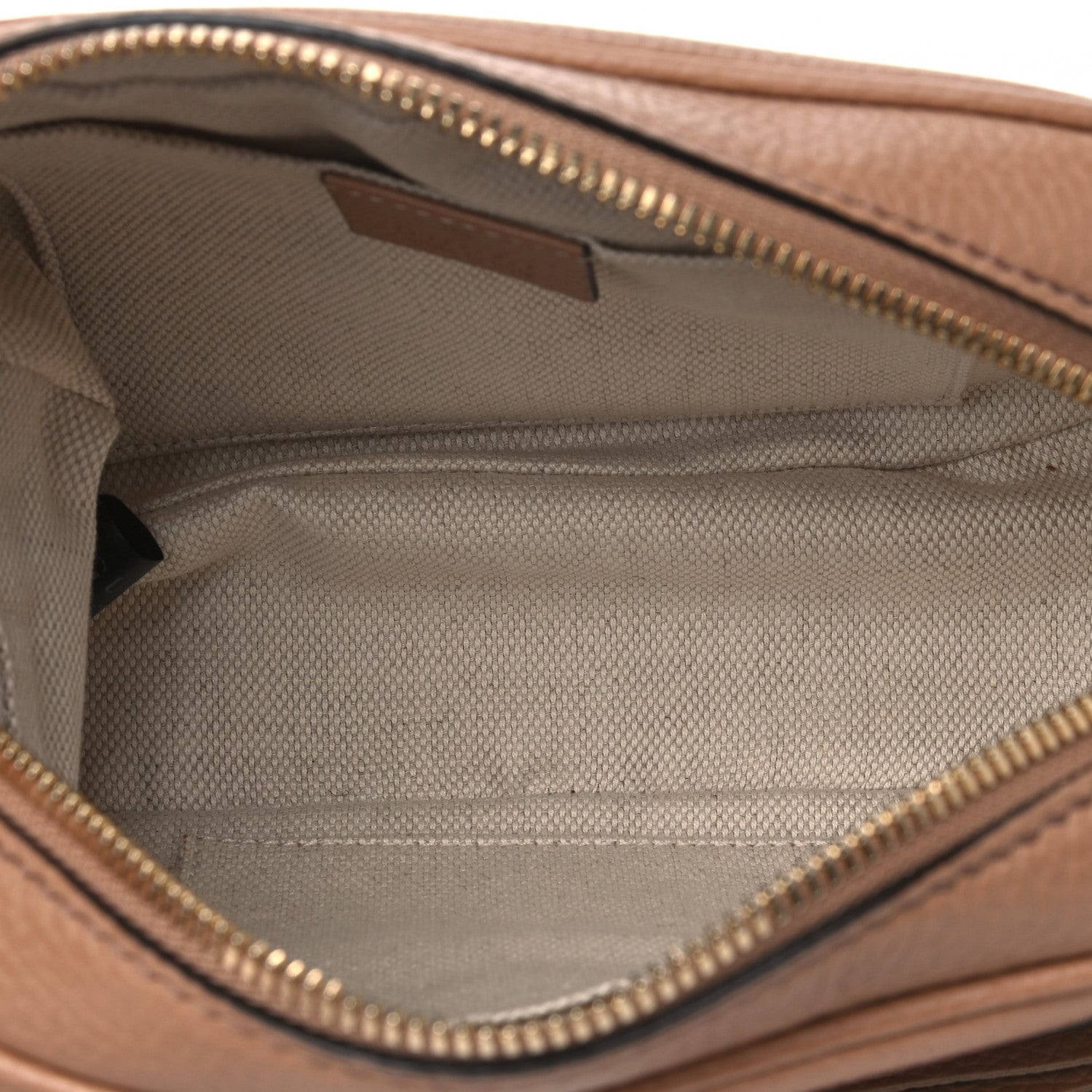 Gucci Pebbled Calfskin Small Soho Disco Bag Camelia 4 of 4