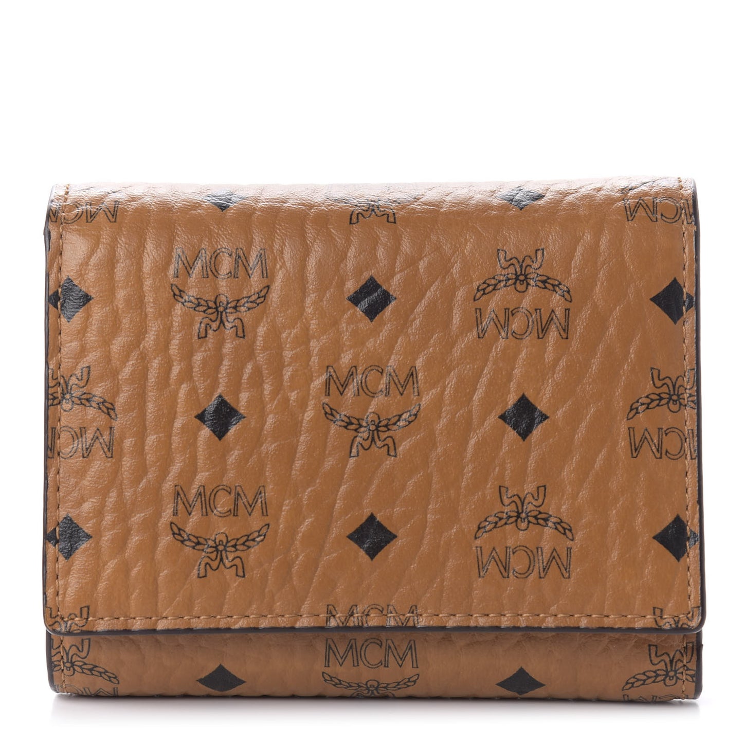 Visetos Trifold Wallet Cognac