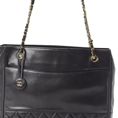 Chanel Lambskin Quilted Shoulder Bag Black 9 of 11