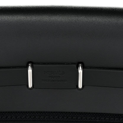 Hermes Military Toile Vache Hunter Herbag Zip Retourne 20 Black 6 of 11
