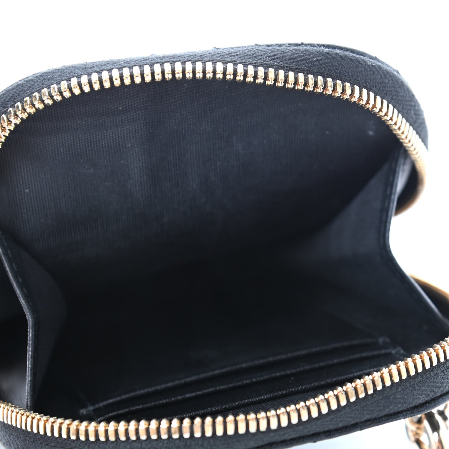 Christian Dior Lambskin Cannage Lady Dior Phone Holder Black 4 of 4