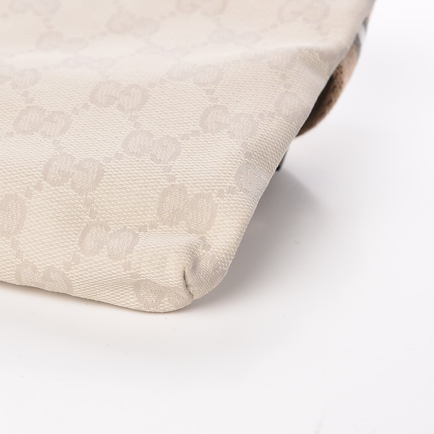 Gucci GG Monogram Web Double Pocket Belt Bag White 6 of 10