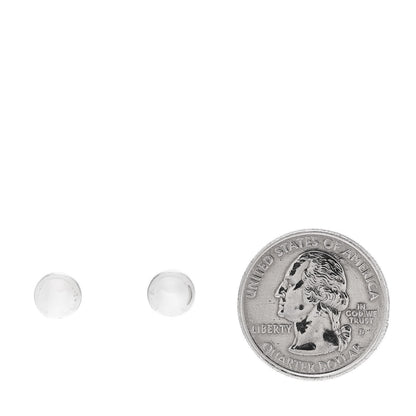 Tiffany Sterling Silver 8mm HardWear Ball Earrings 2 of 4