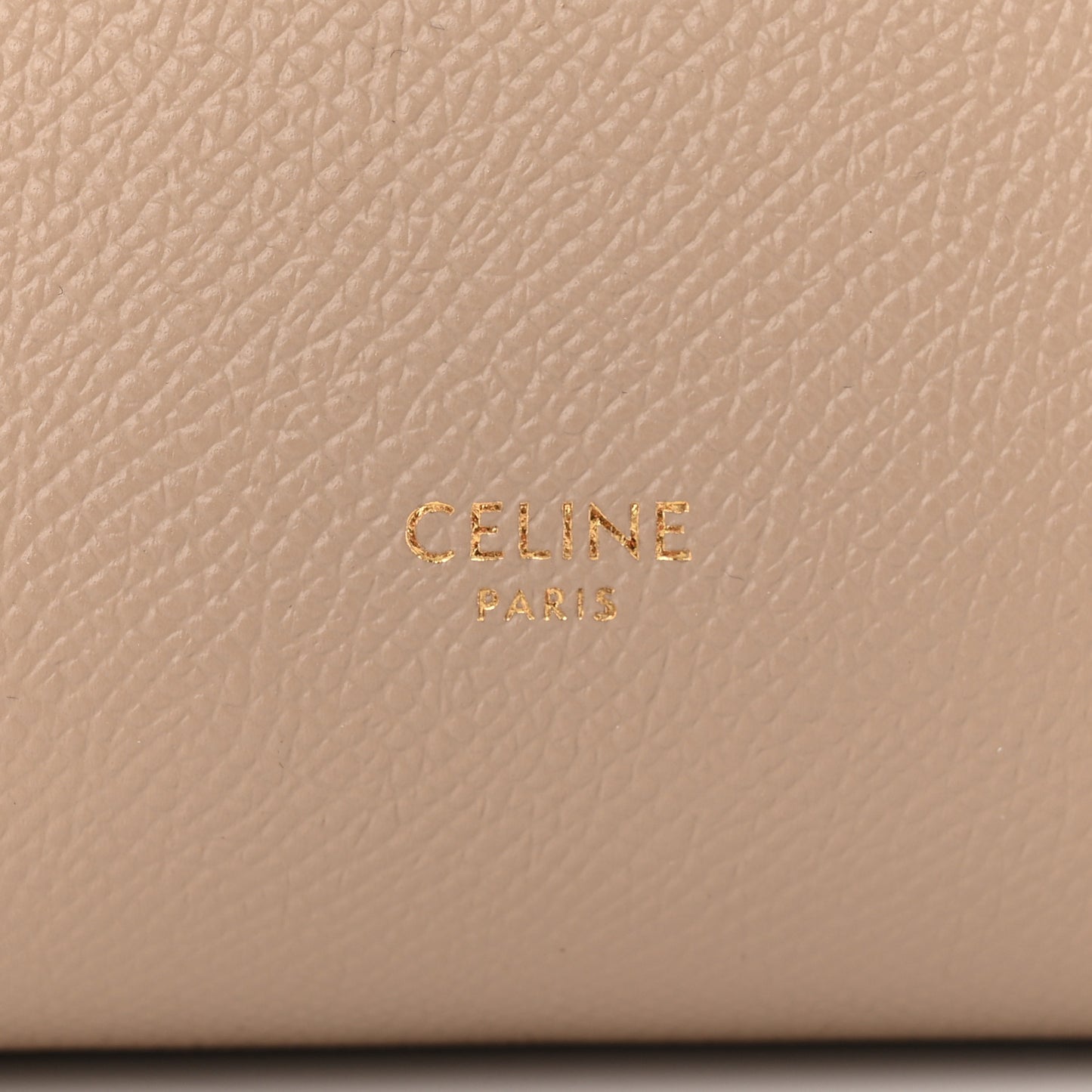 Grained Calfskin Micro Belt Bag Light Taupe