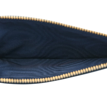 Christian Dior Alligator Lady Dior Pouch Blue 10 of 11