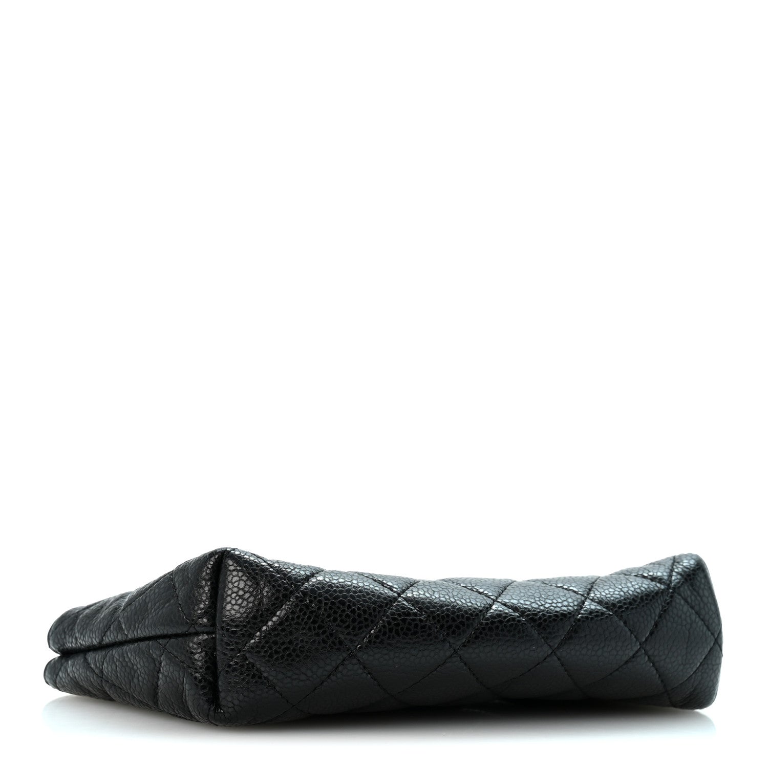 Chanel Caviar Quilted Zipped Cosmetic Case Black 4 of 10
