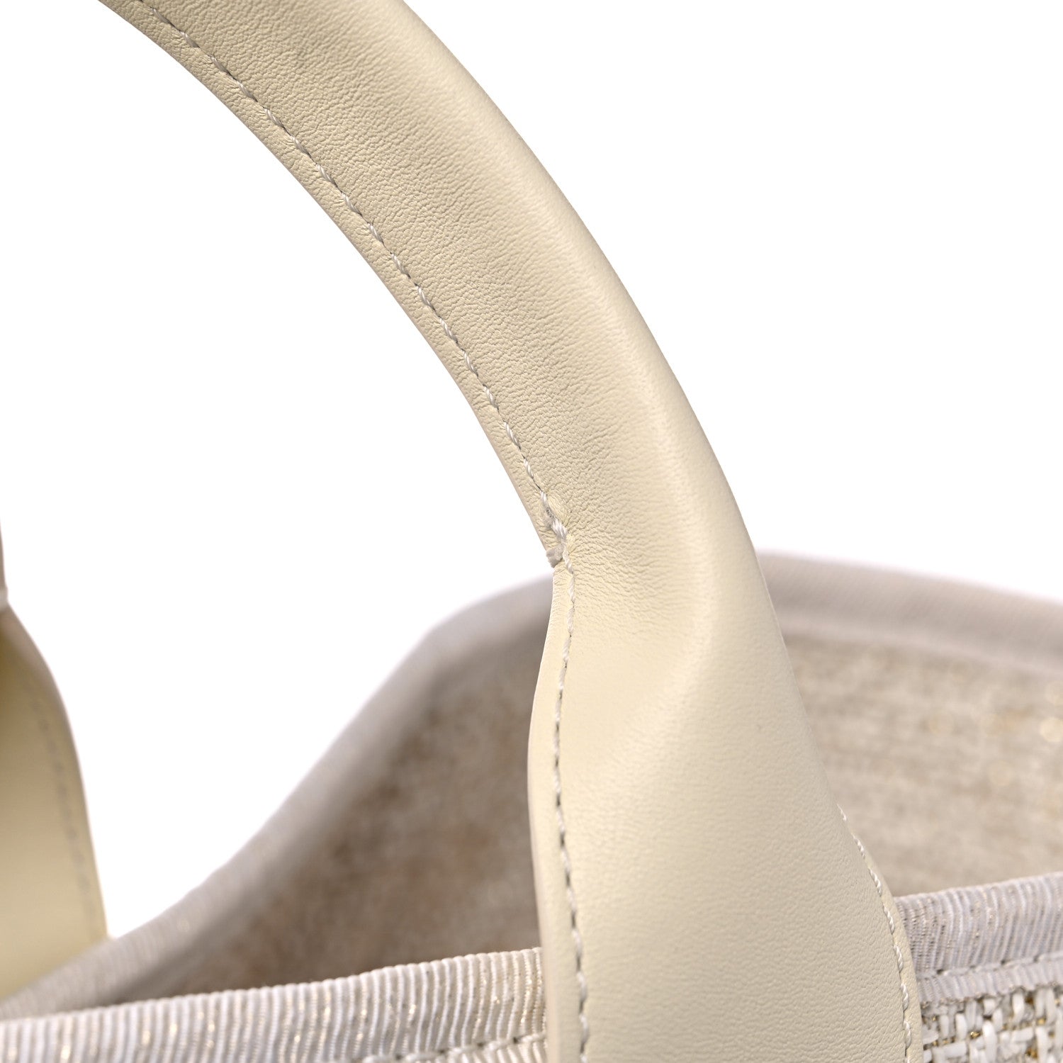 Chanel Lurex Boucle Large Deauville Tote White 12 of 14