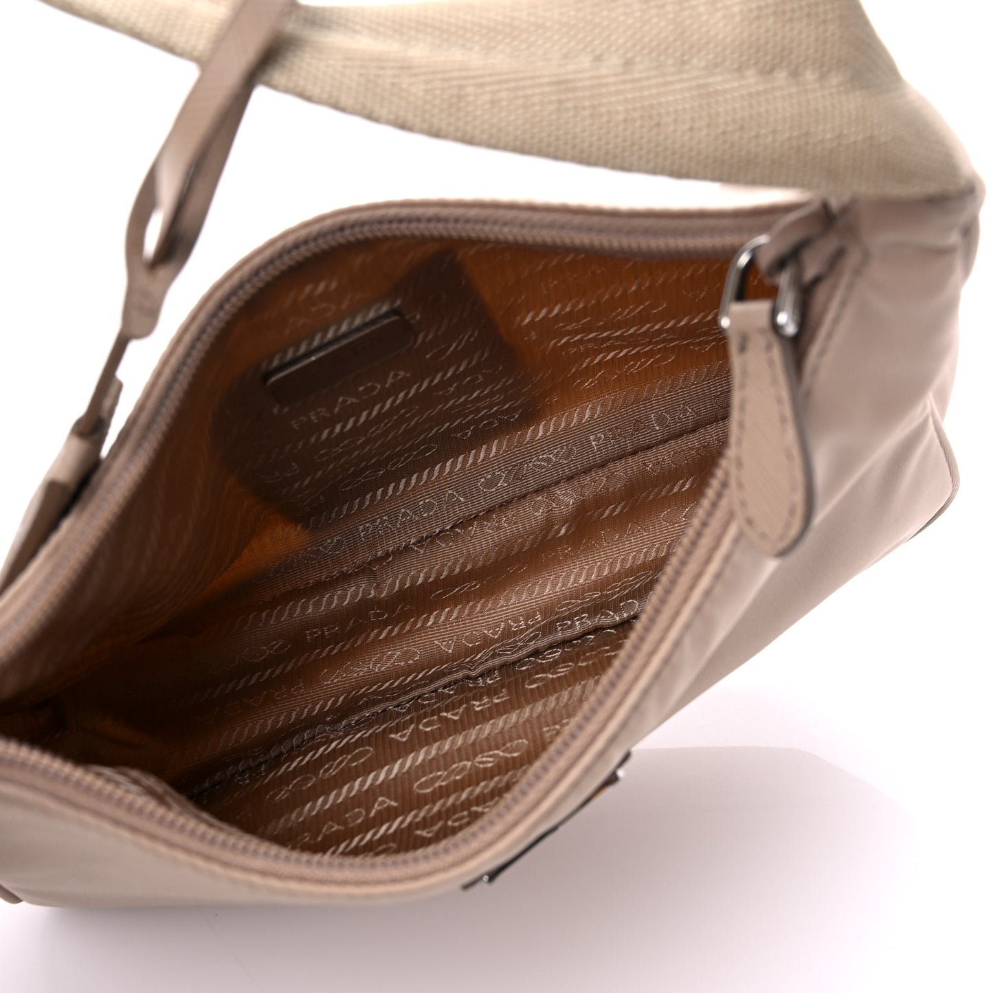 Tessuto Nylon Mini Re-Edition 2000 Bag Cammeo