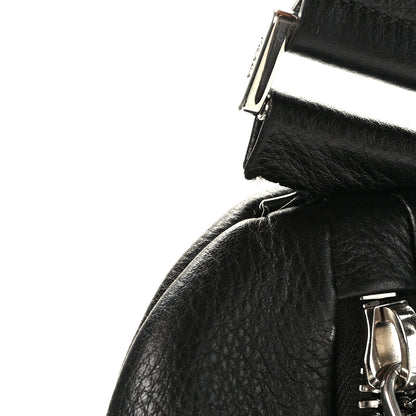 Prada Vitello Daino Triangle Shoulder Bag Black 10 of 10