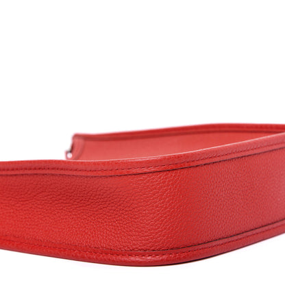 Hermes Taurillon Clemence Evelyne TPM Rouge de Coeur 7 of 11