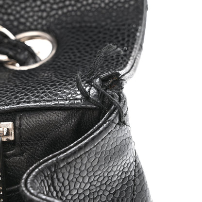 Chanel Caviar Quilted Jumbo Single Flap Black 12 of 13