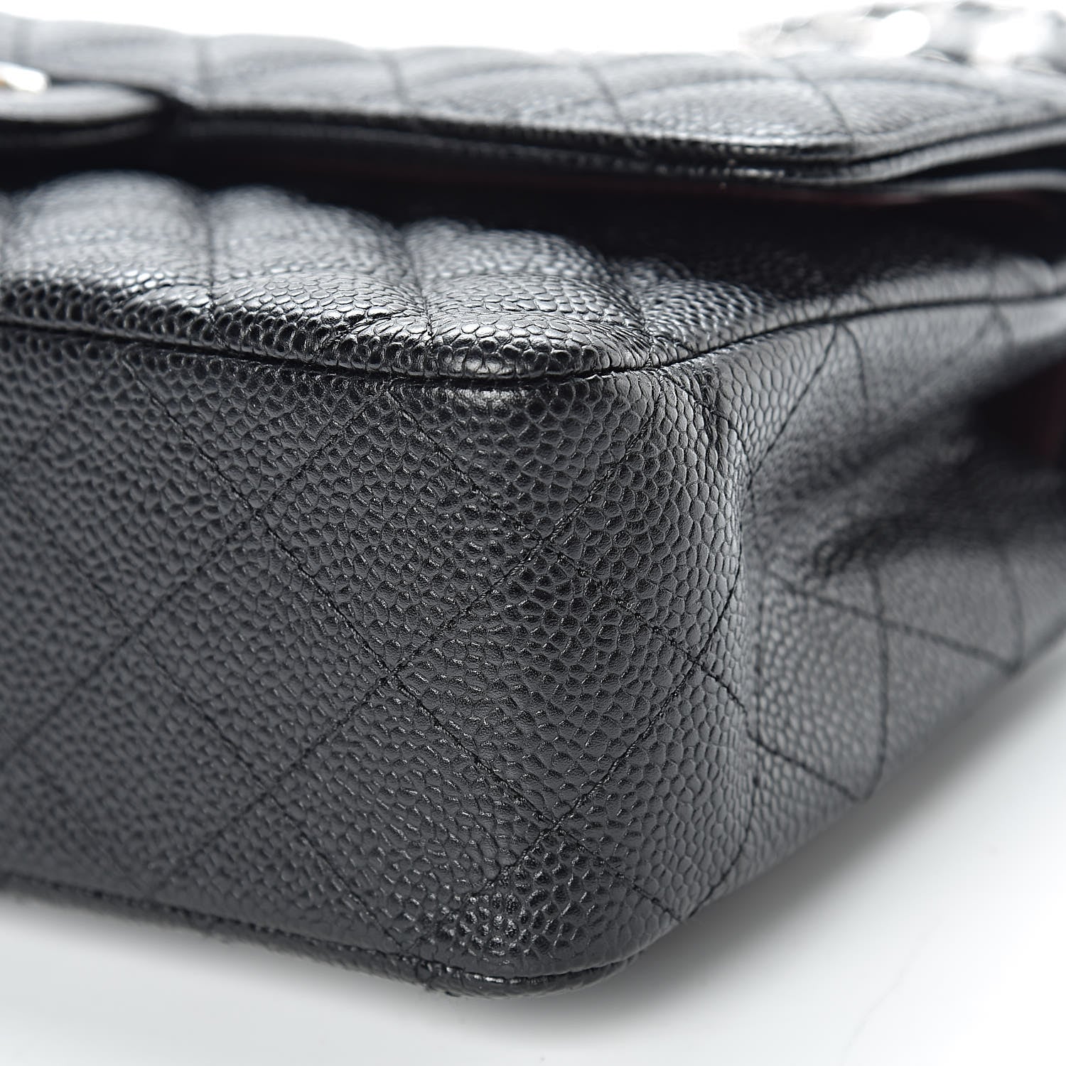 Chanel Caviar Quilted Medium Double Flap Black 10 of 11