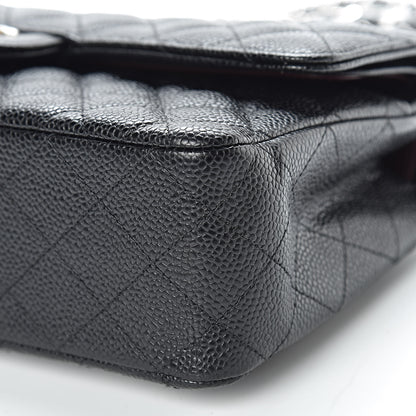 Chanel Caviar Quilted Medium Double Flap Black 10 of 11