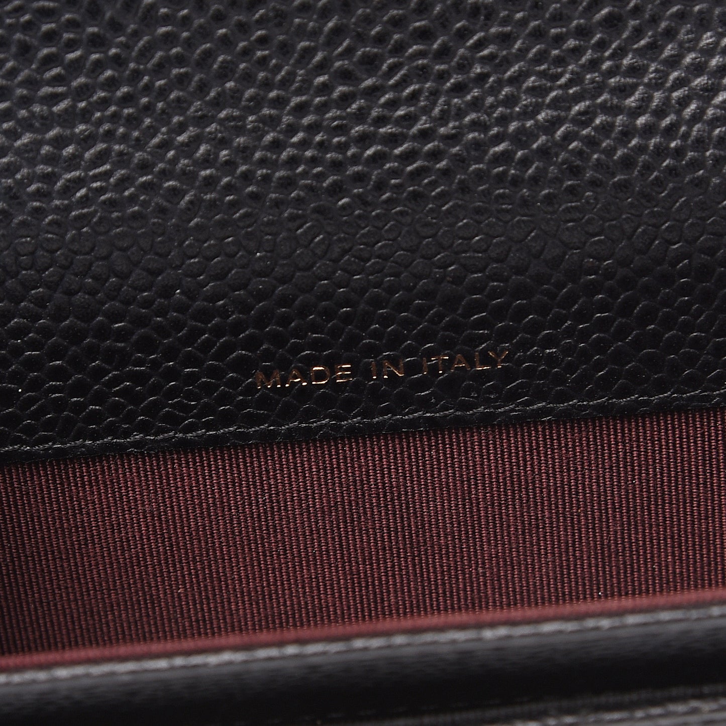 Caviar Quilted Flap Card Holder Black