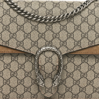 Gucci GG Supreme Monogram Medium Dionysus Shoulder Bag Taupe 8 of 10