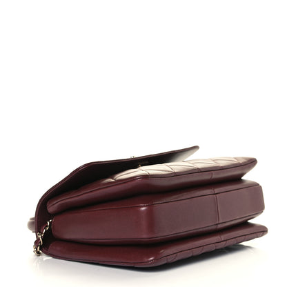 Chanel Lambskin Quilted Small Trendy CC Flap Dual Handle Bag Burgundy 3 of 6