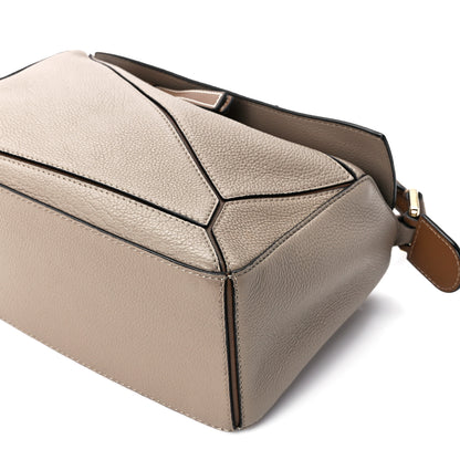 Loewe Grained Calfskin Small Puzzle Bag Sand Mink 11 of 11