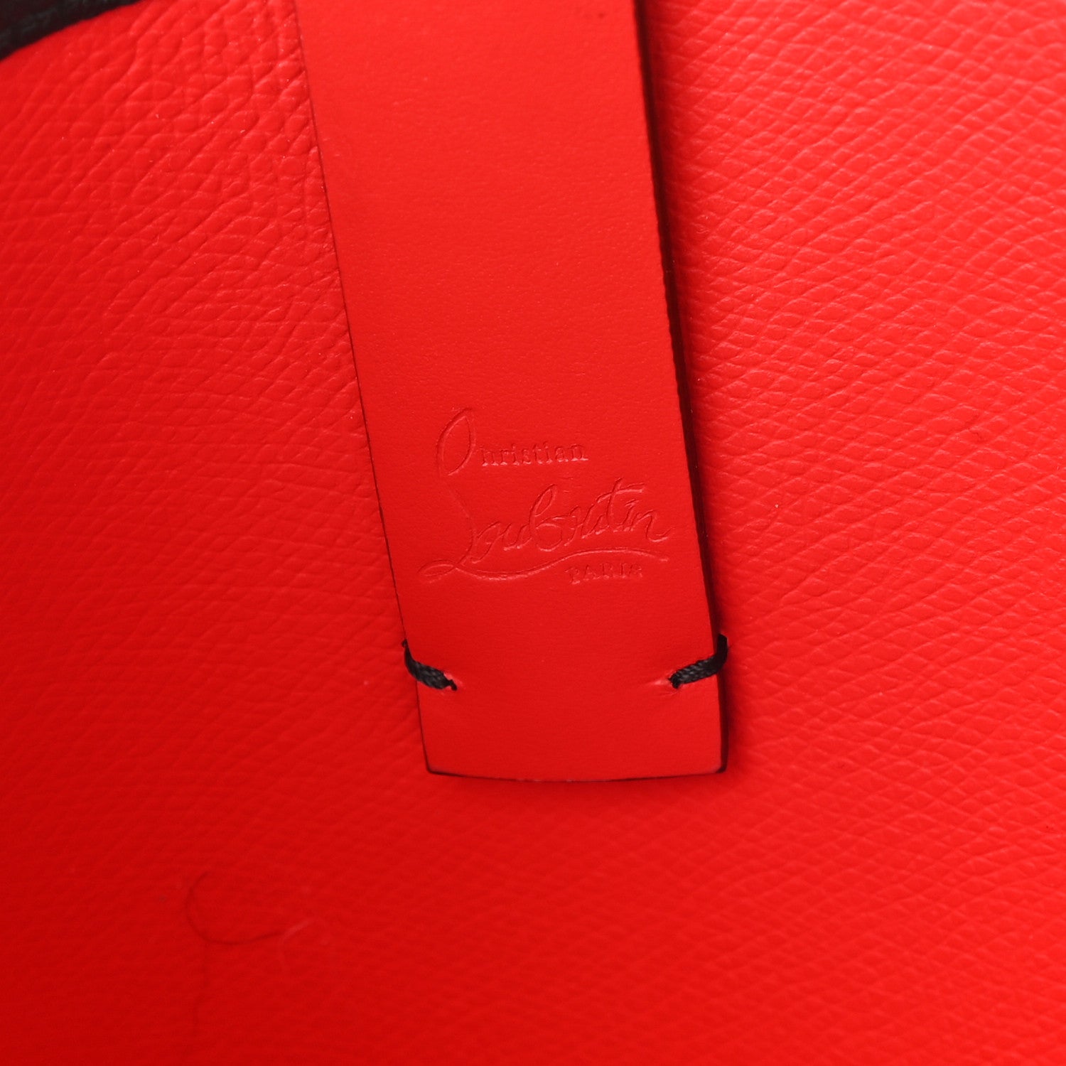 Christian Louboutin Calfskin Spikes Mini East West Cabata Tote Black 6 of 8