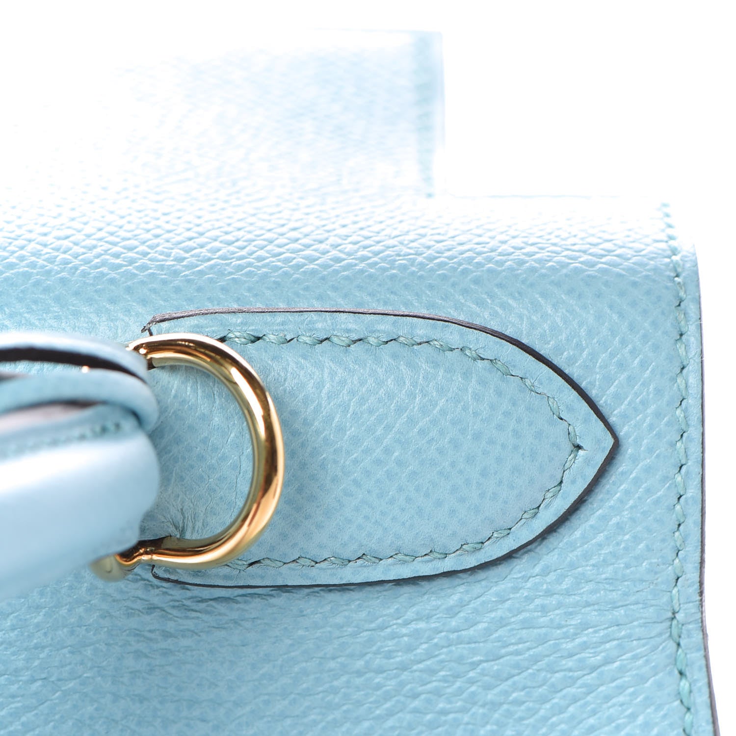Hermes Epsom Kelly Sellier 28 Bleu Atoll 11 of 34