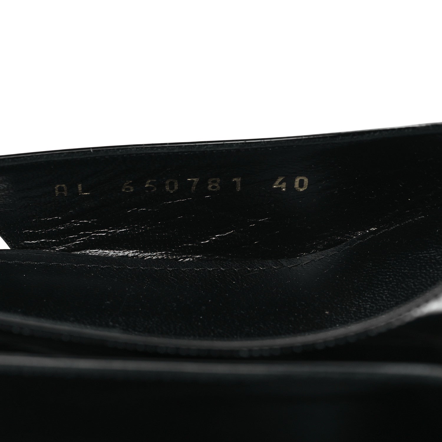 Saint Laurent Vernice Carol 60 Slingback Pumps 40 Black 8 of 11