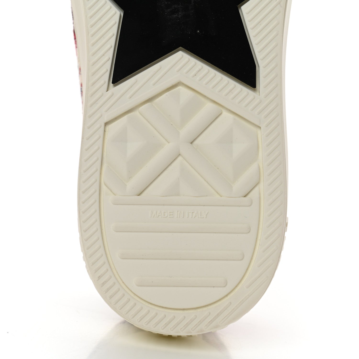 Christian Dior Cotton Floral Pop Embroidered Walk'N'Dior Low Top Sneakers 38 Red Multicolor 8 of 9