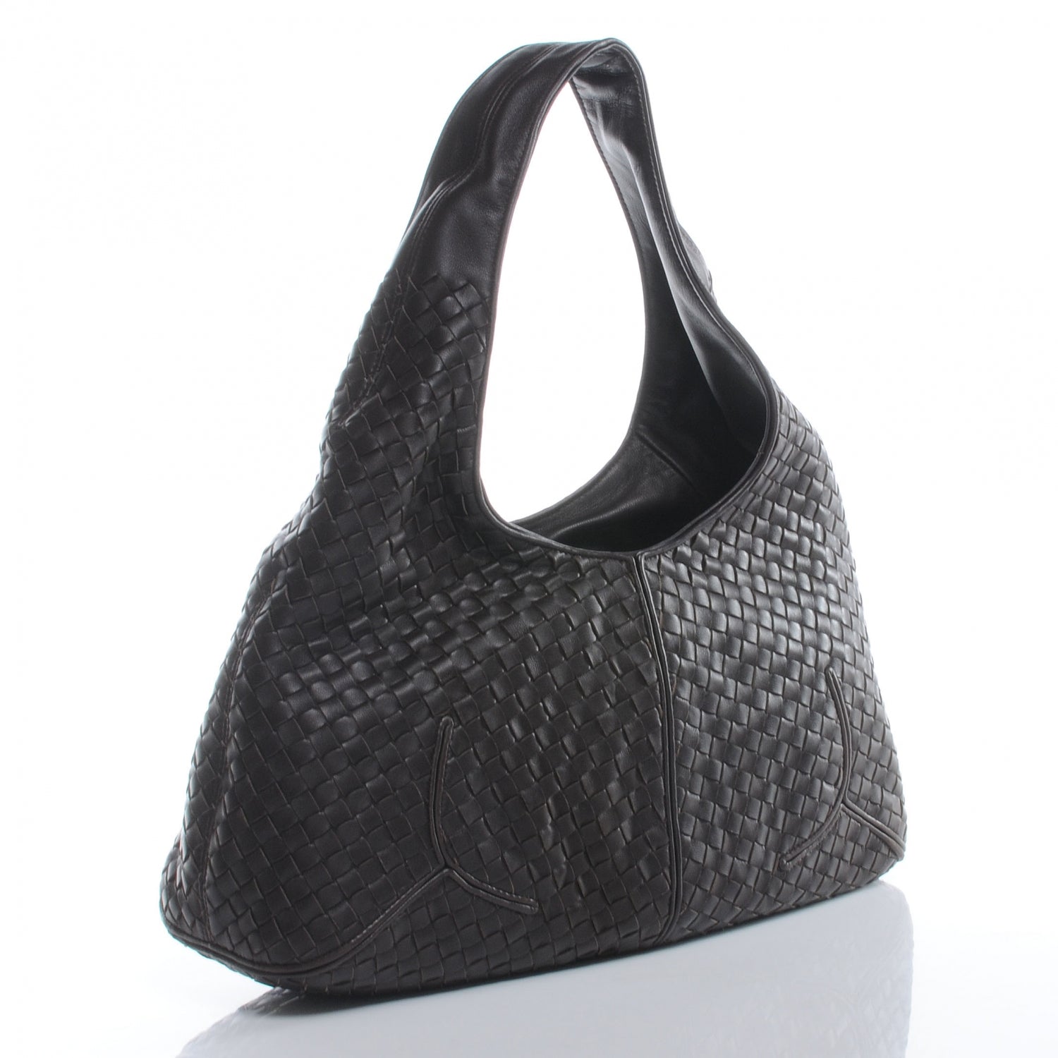 Bottega Veneta Nappa Intrecciato Ball Hobo Ebano 3 of 7