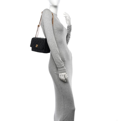 Chanel Lambskin Quilted Mini Medallion Multi Chain Flap Black 2 of 10