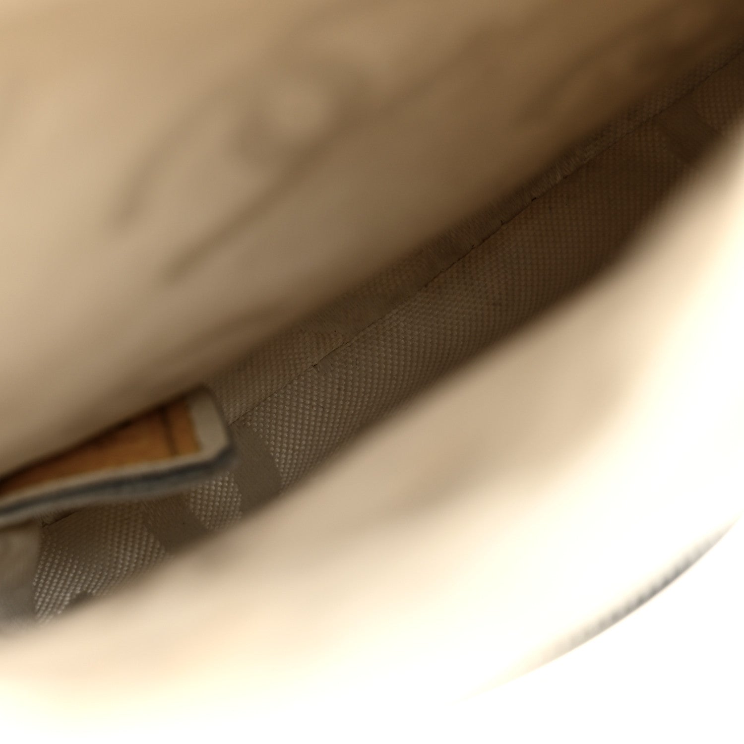 Chanel Calfskin Snakeskin Quilted Cambon Crossbody Bag White 5 of 10