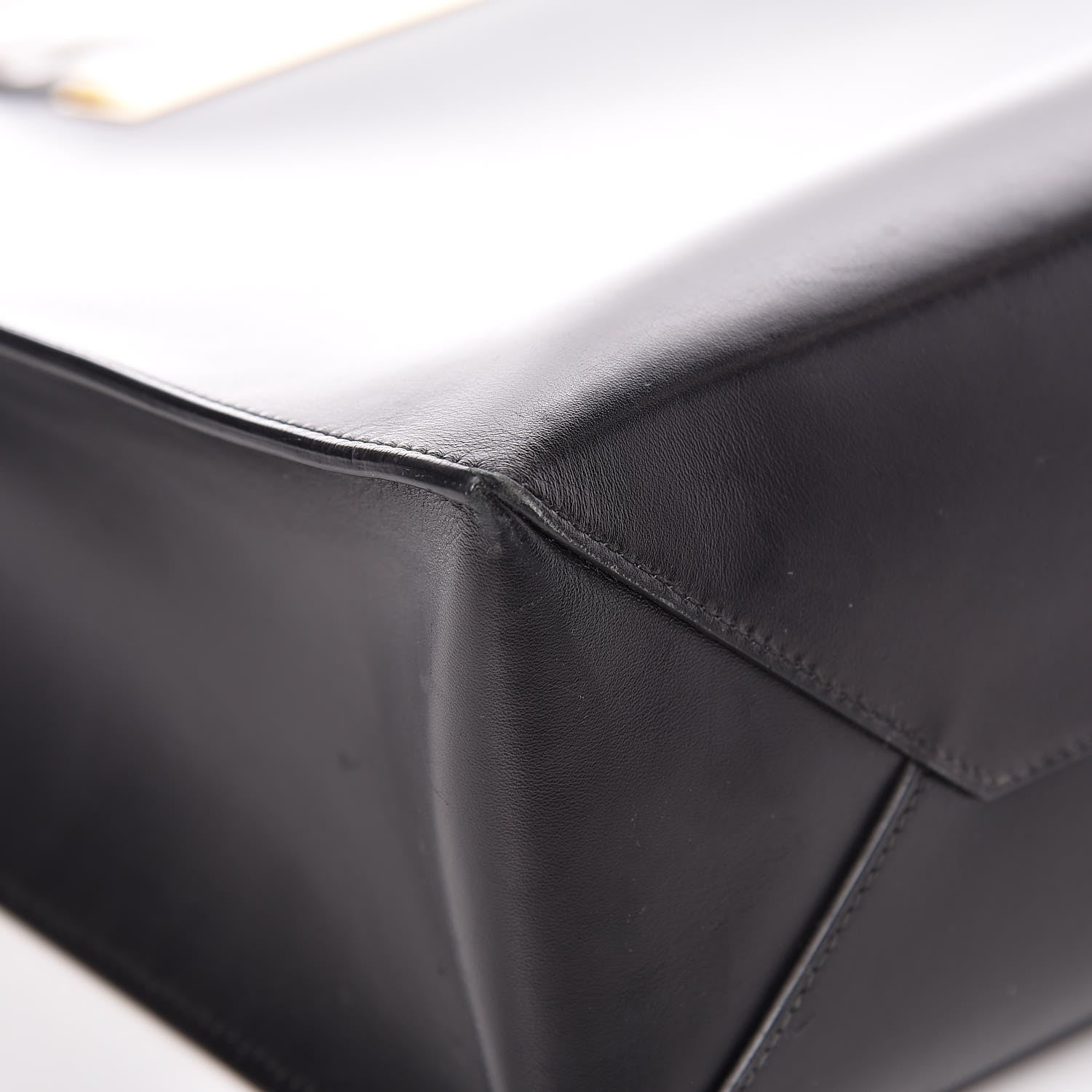 Balenciaga Soft Calfskin Medium Cable Shopper Tote Black 12 of 13