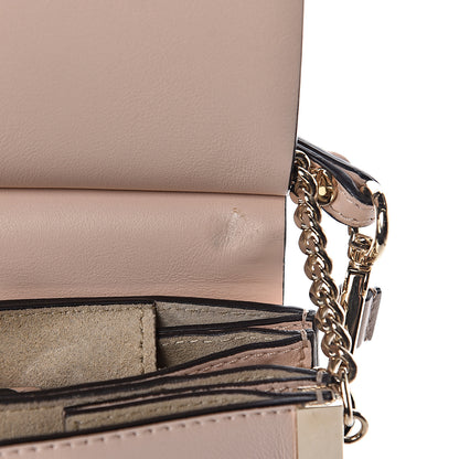Chloe Calfskin Suede Medium Faye Shoulder Bag Cement Pink 7 of 12