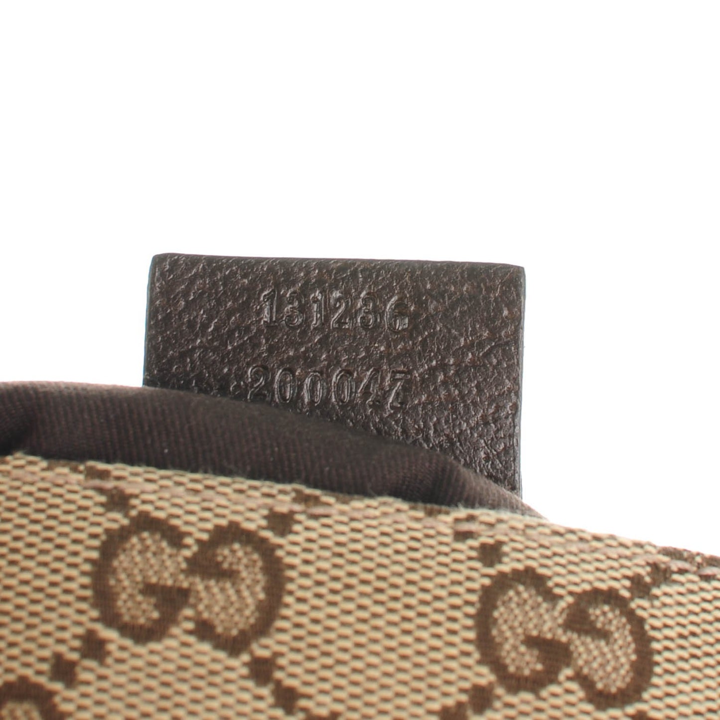 GG Monogram Buckle Belt Bag Dark Brown