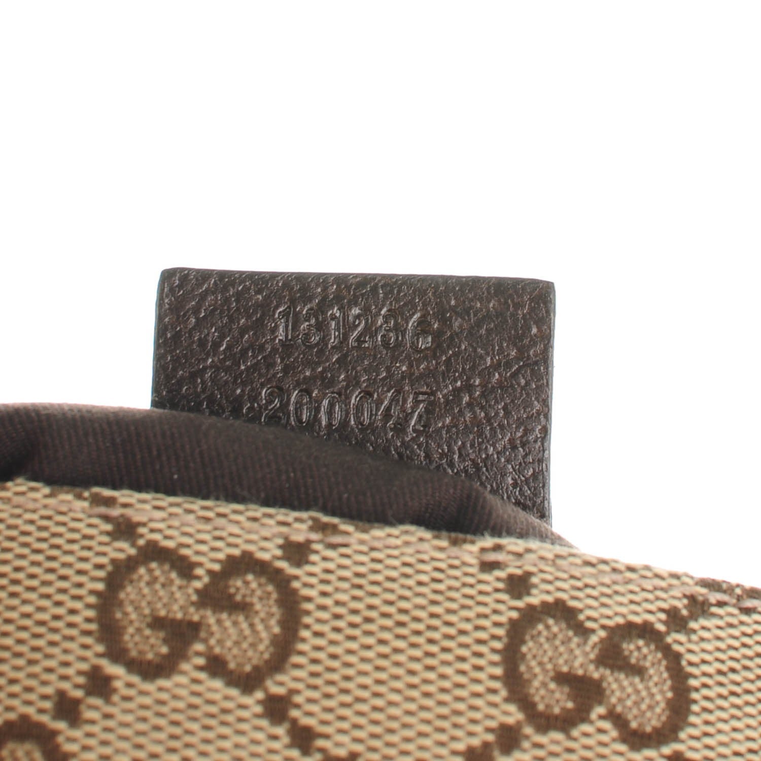 Gucci GG Monogram Buckle Belt Bag Dark Brown 8 of 8