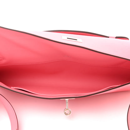Hermes Swift Kelly Cut Clutch Pochette Rose D'Ete 5 of 9