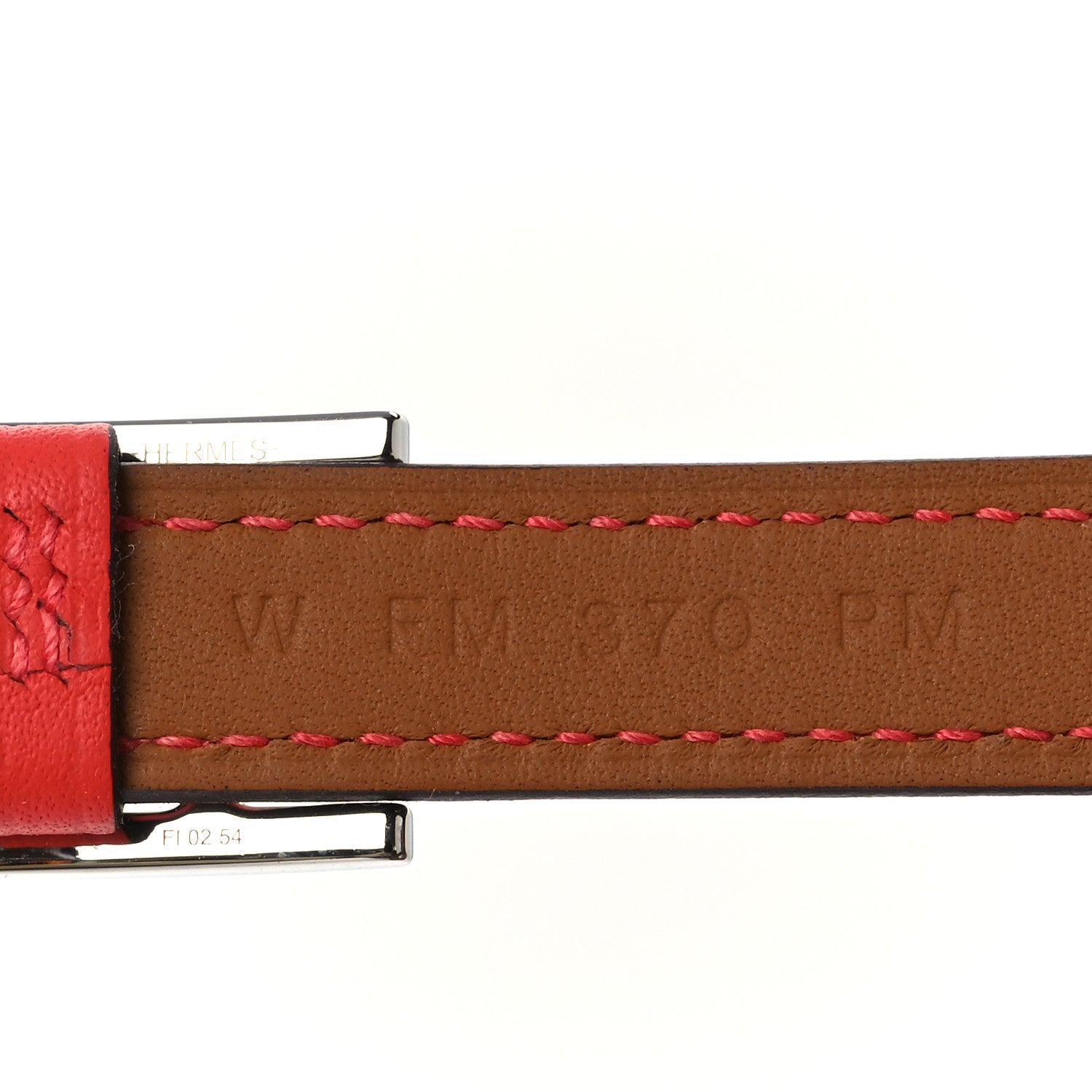 Hermes Swift Apple Watch Attelage Double Tour Band Orange Field 6 of 10