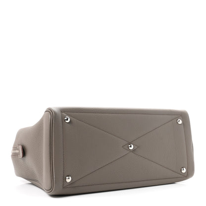 Hermes Taurillon Clemence Victoria II 35 Etain 4 of 10