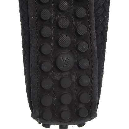 Louis Vuitton Woven Suede Oxford Ballerina Flats 35 Black 8 of 9