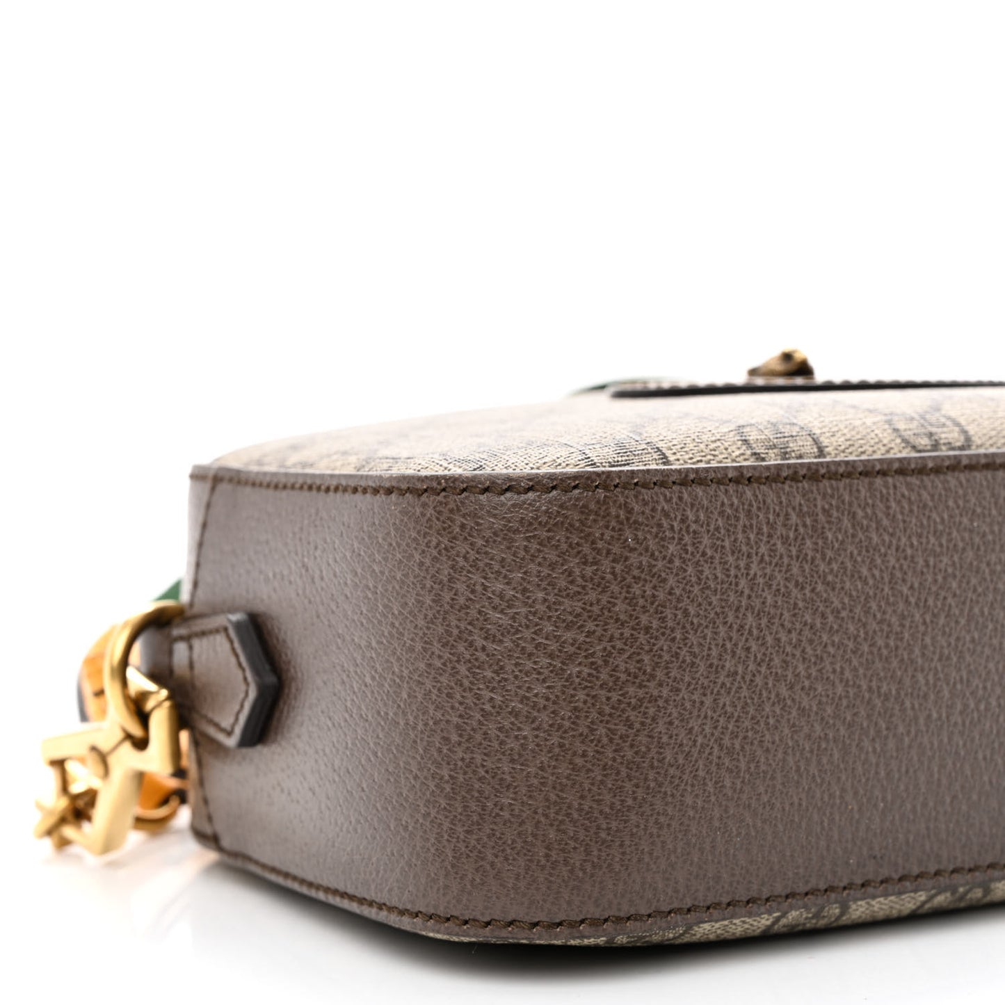 GG Supreme Monogram Web Neo Vintage Shoulder Bag Beige New Acero Crop