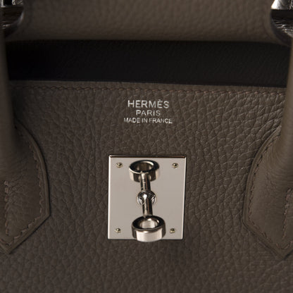 Hermes Togo Birkin 30 Etain 8 of 10