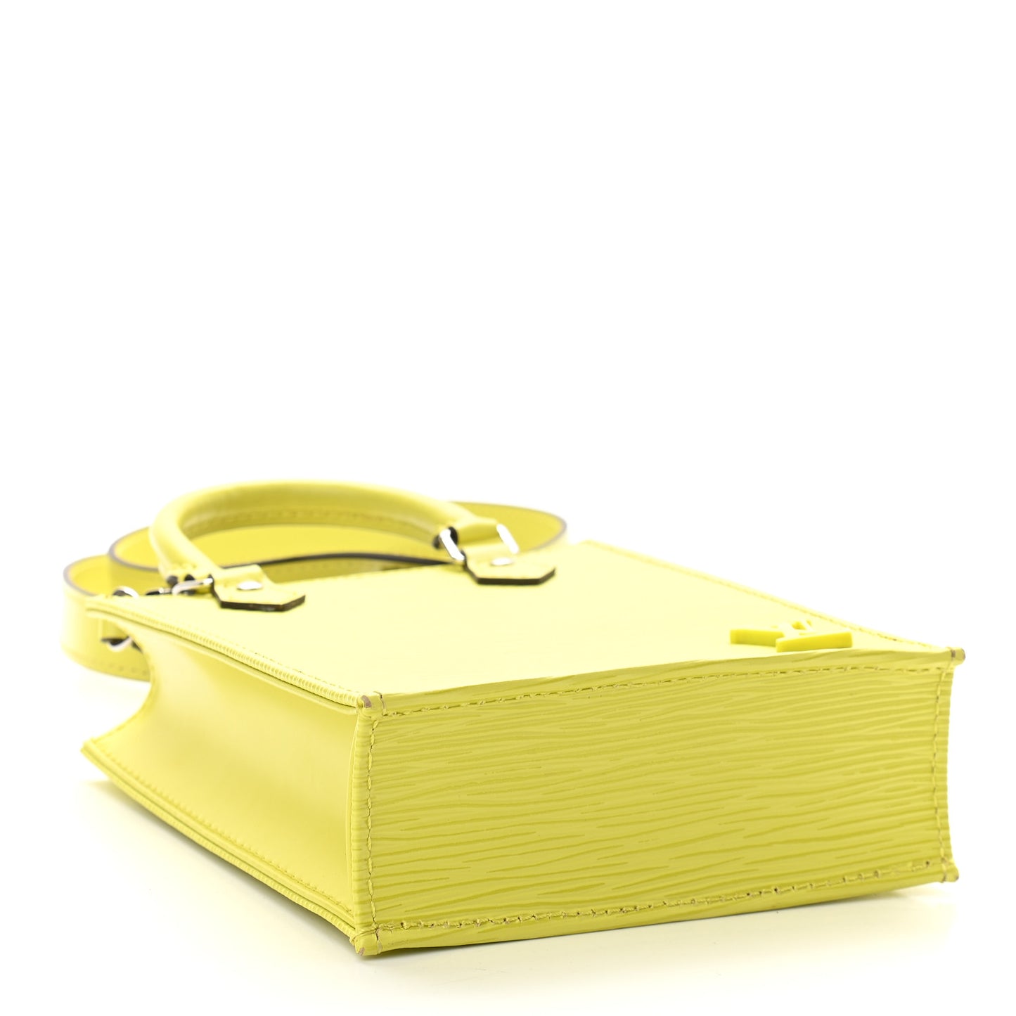 Epi Petit Sac Plat Yellow Citron