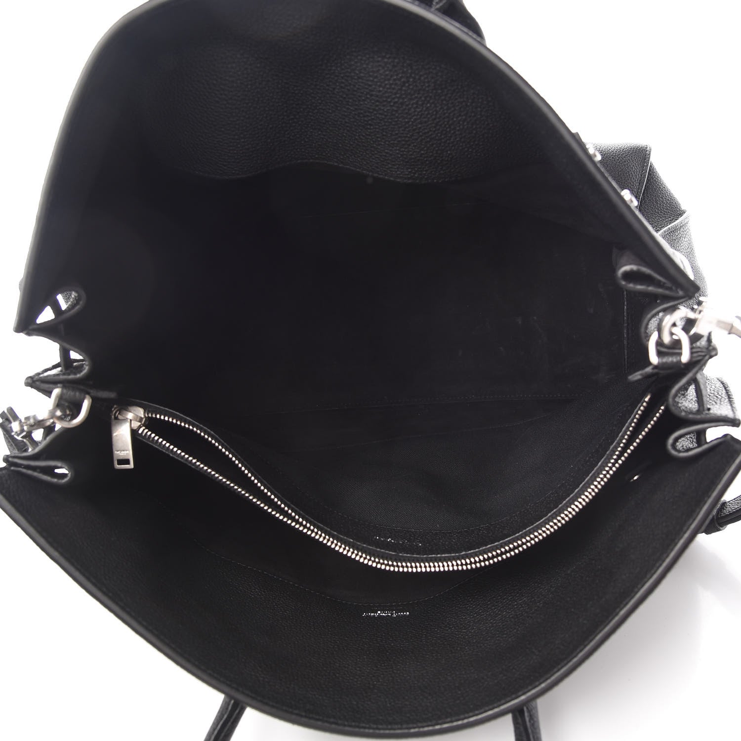 Saint Laurent Grained Calfskin Large Souple Sac De Jour Black 5 of 9