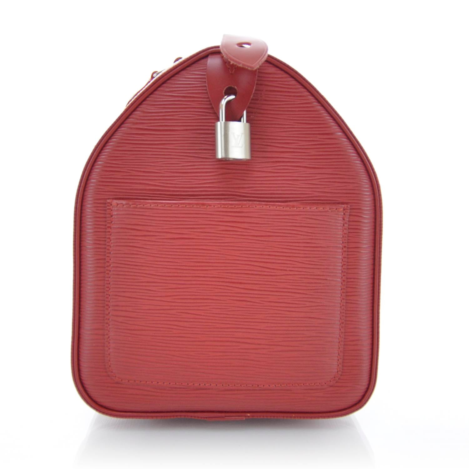 Louis Vuitton Epi Speedy 30 Red 6 of 11