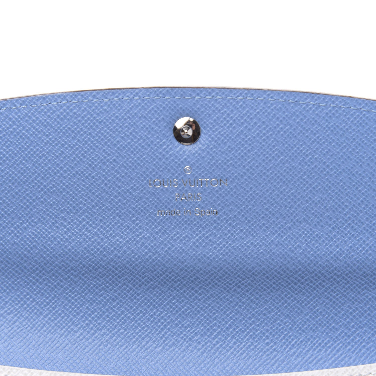 Louis Vuitton Epi Emilie Wallet Blue White 6 of 7