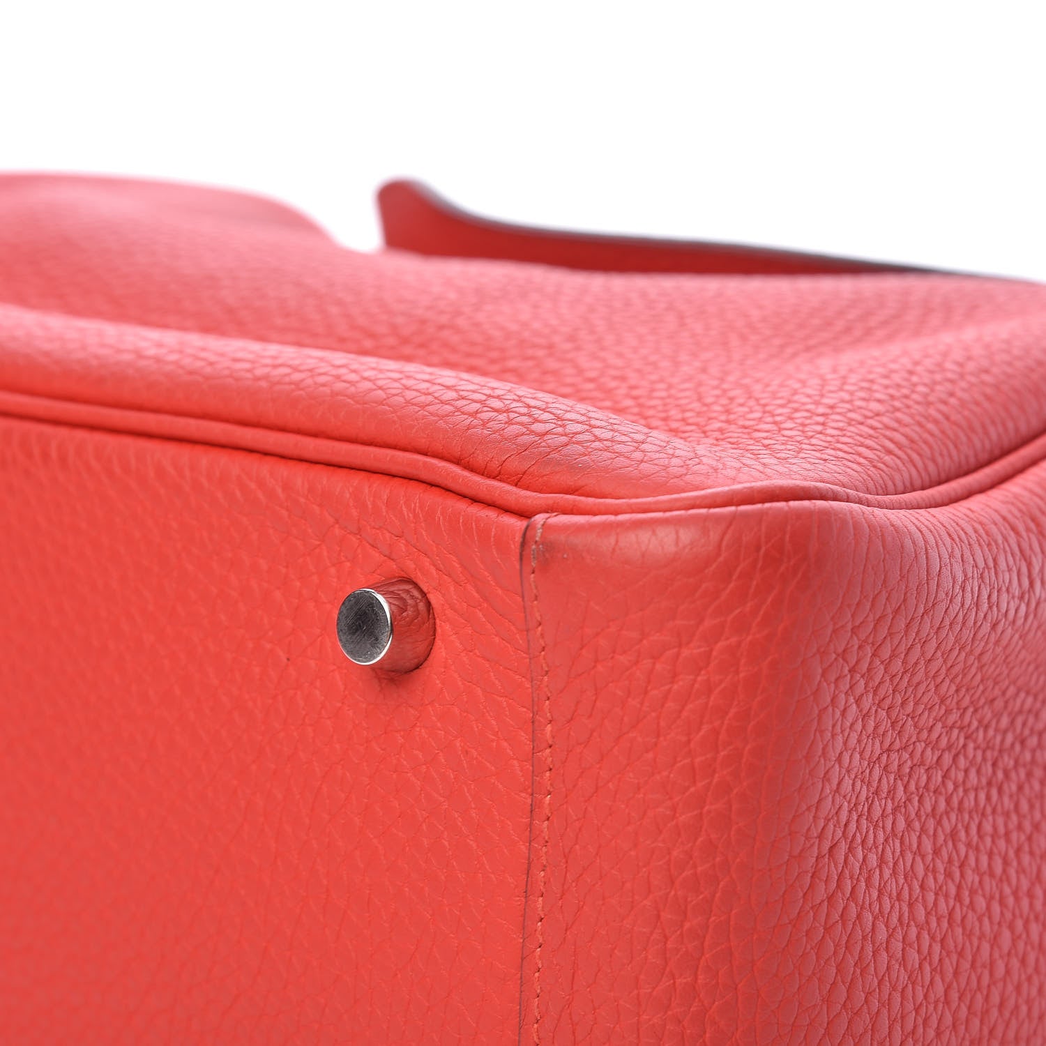 Hermes Taurillon Clemence Lindy 30 Rouge Casaque 12 of 16