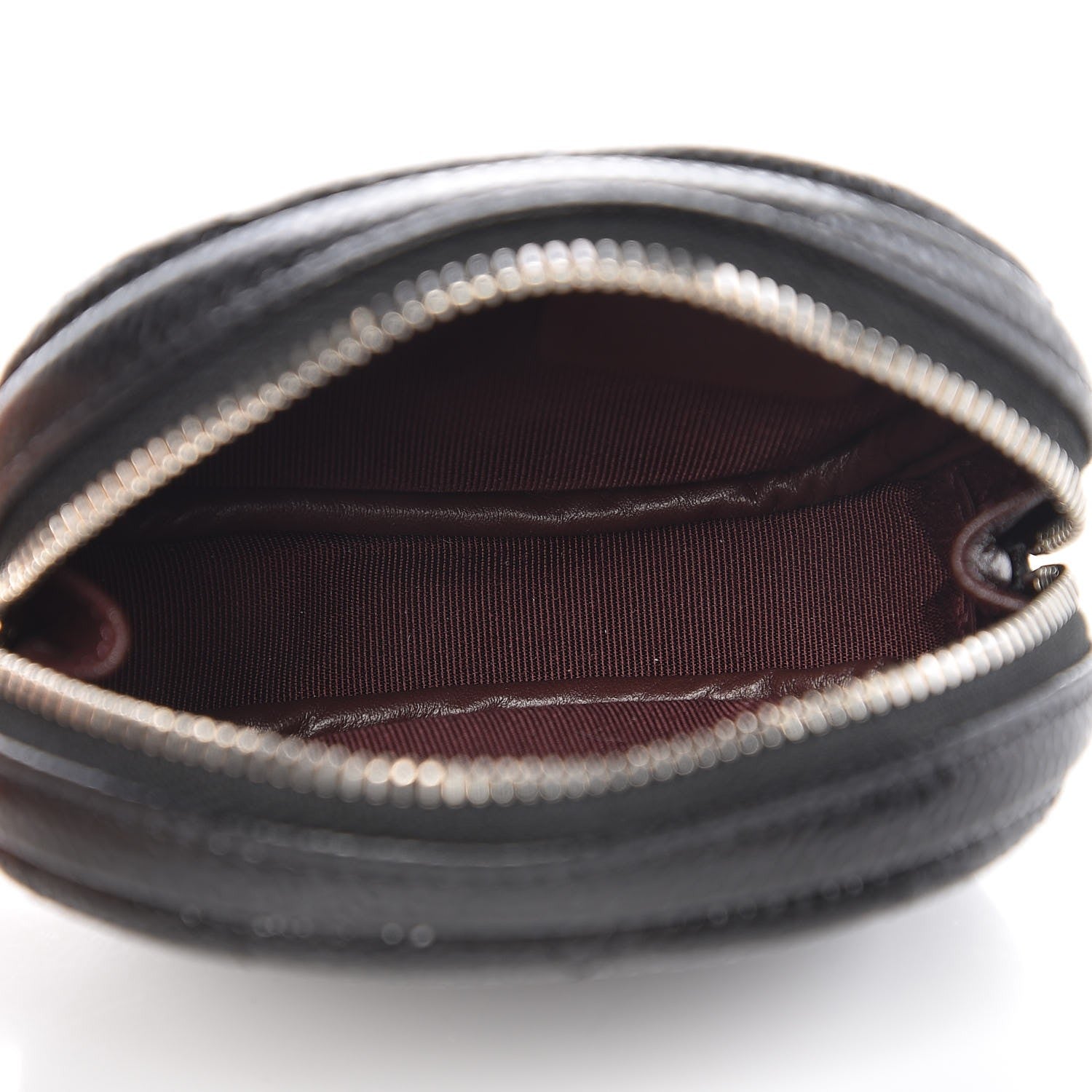 Chanel Caviar Quilted Zip Around Classic Coin Purse Black 5 of 8