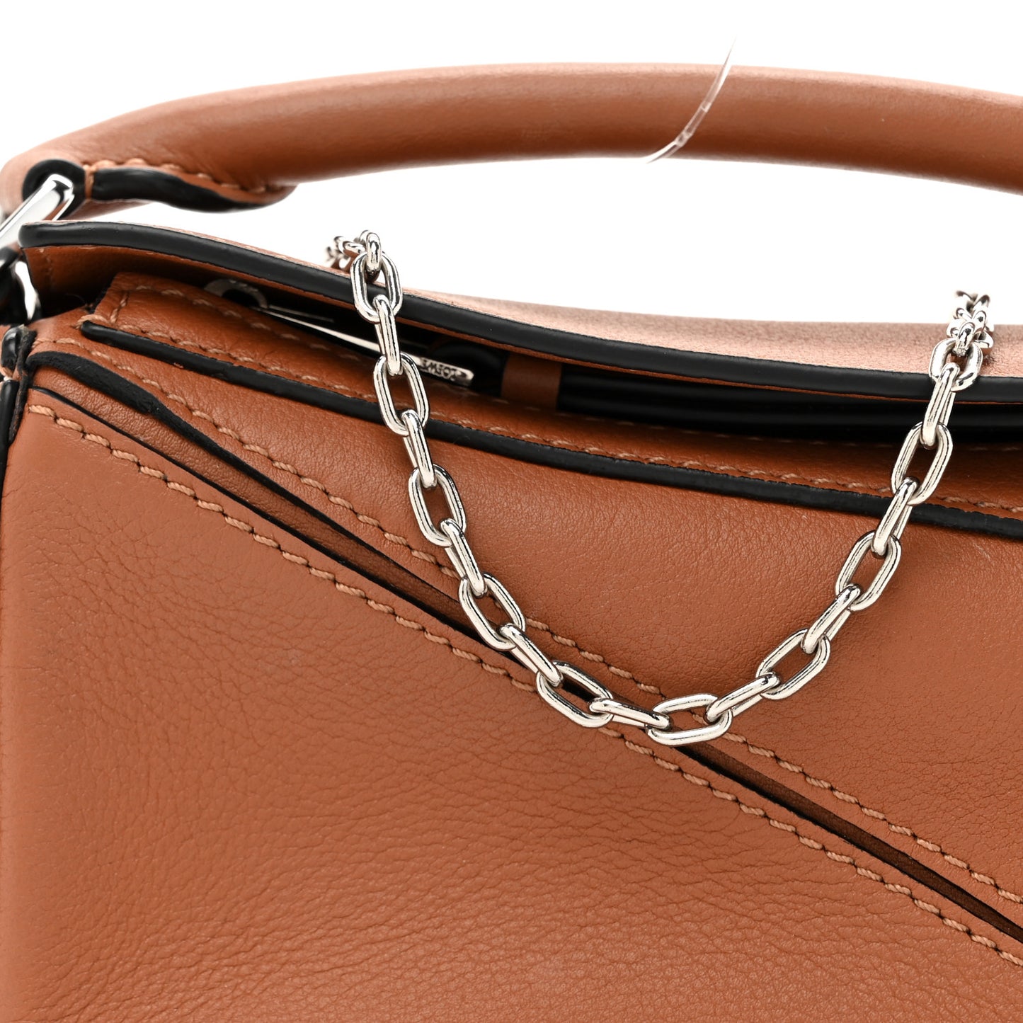 Calfskin Nano Puzzle Bag Tan