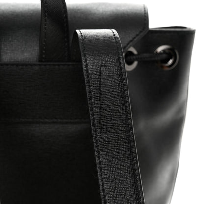 Off-White Saffiano Diag Backpack Black White 12 of 12
