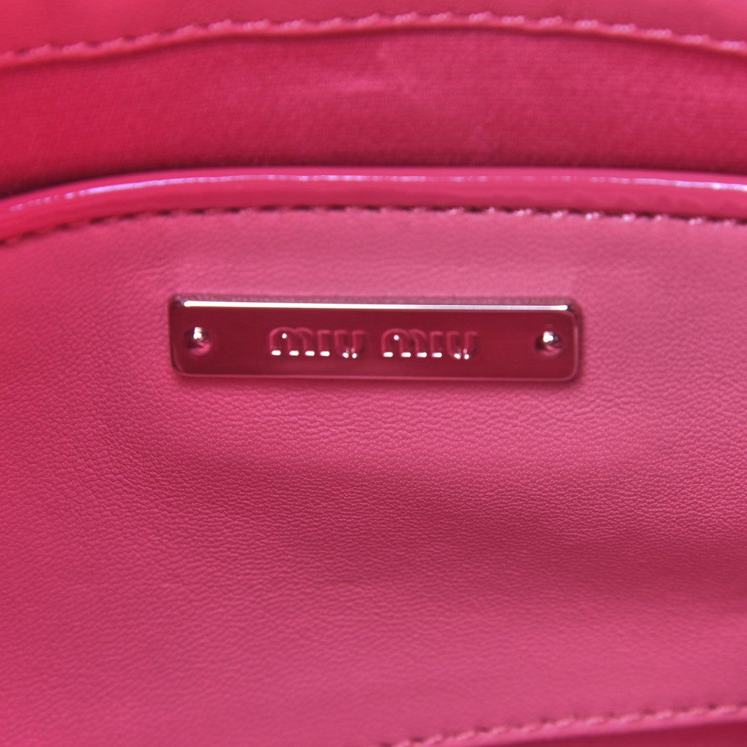 Miu Miu Patent Shoulder Bag Pink 9 of 20