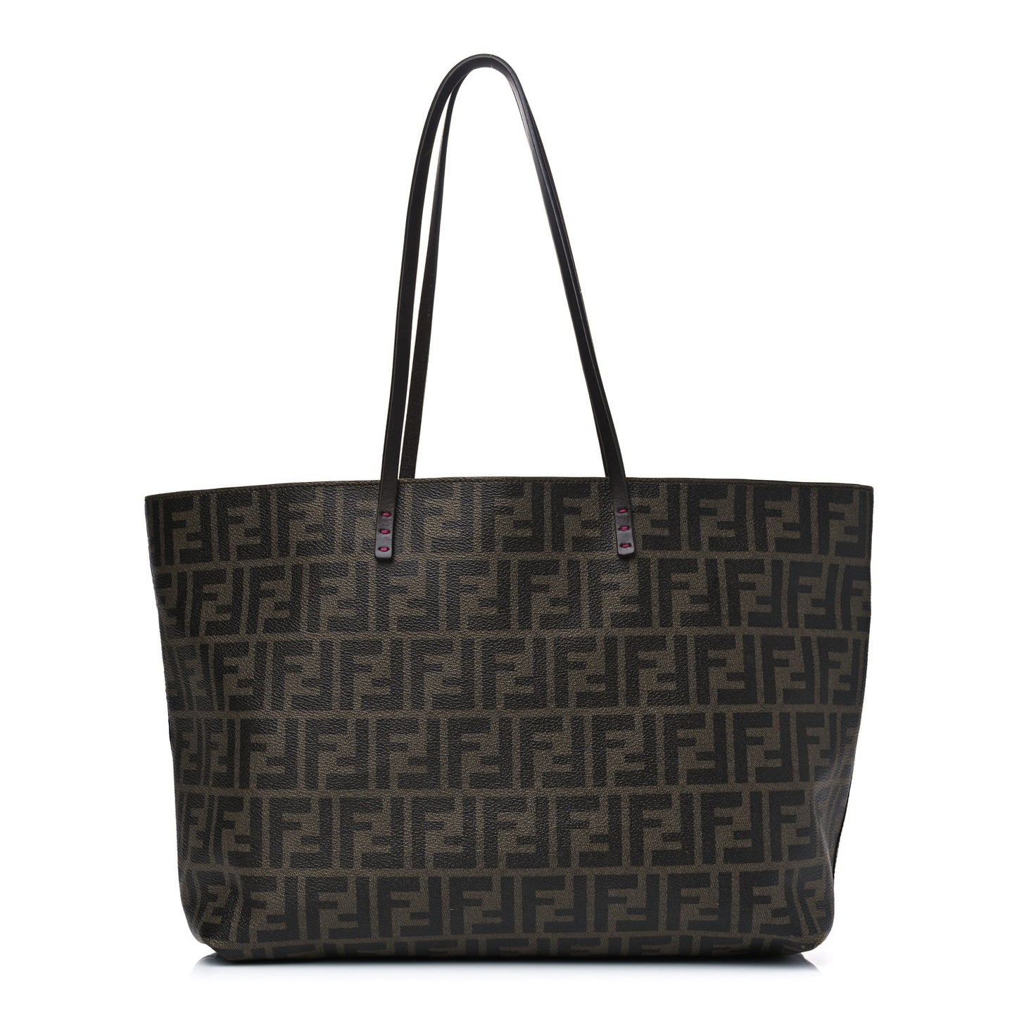 Zucca Spalmati Small Roll Tote Tobacco Fuxia