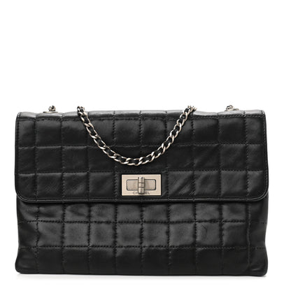 Chanel Lambskin Chocolate Bar Mademoiselle Flap Black 1 of 10
